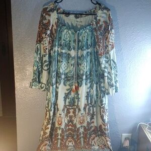 Est. 1946 Bohemian Paisley Midi Dress 14/16